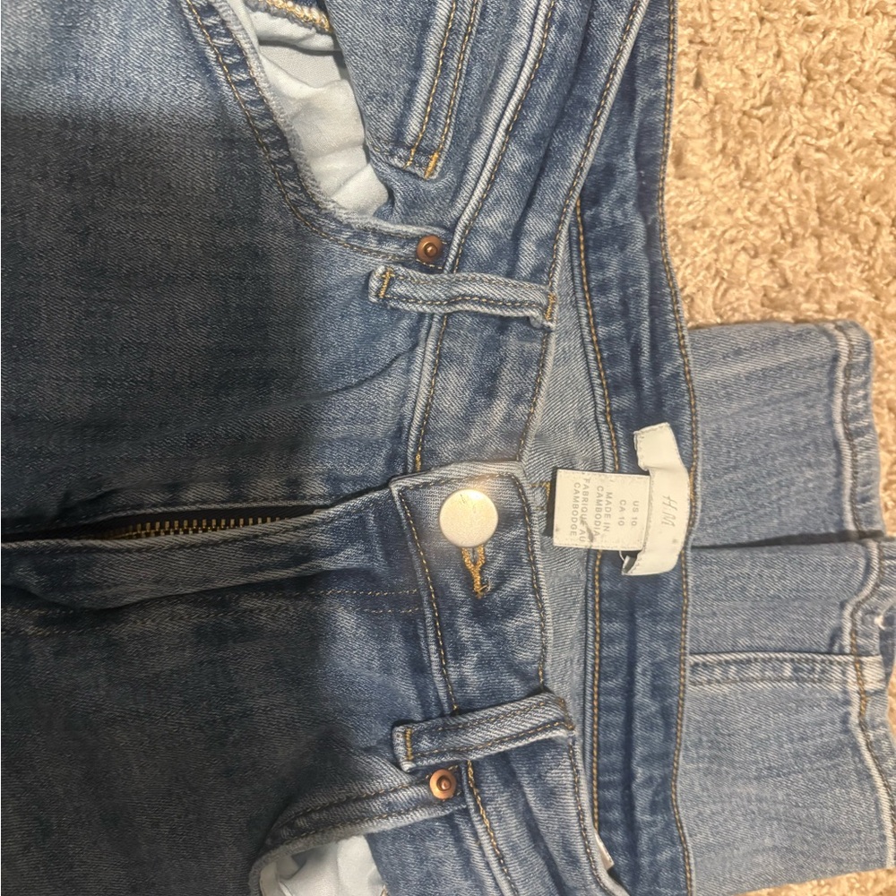 H&M High Rise Blue Jeans